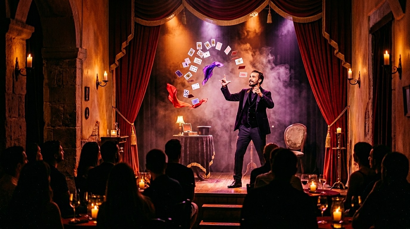 House of Illusion espectáculo de magia con cena Salou