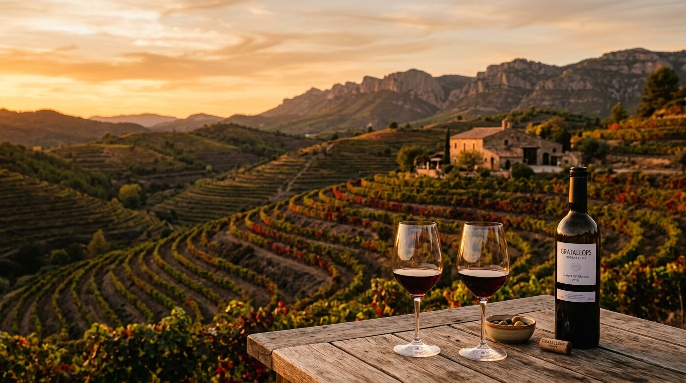 Cata vinos Priorat Celler Gritelles desde Salou